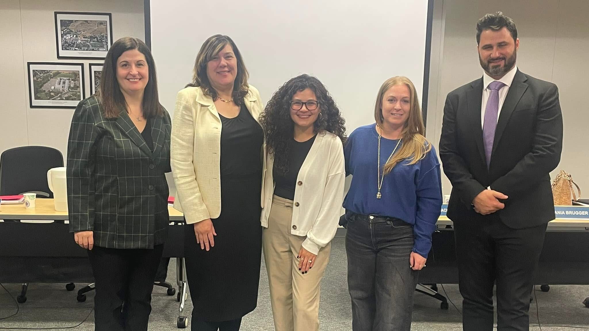 Brittany Ayala, the right candidate for Martinez School Board proudly stands with Martinez School Board Trustees